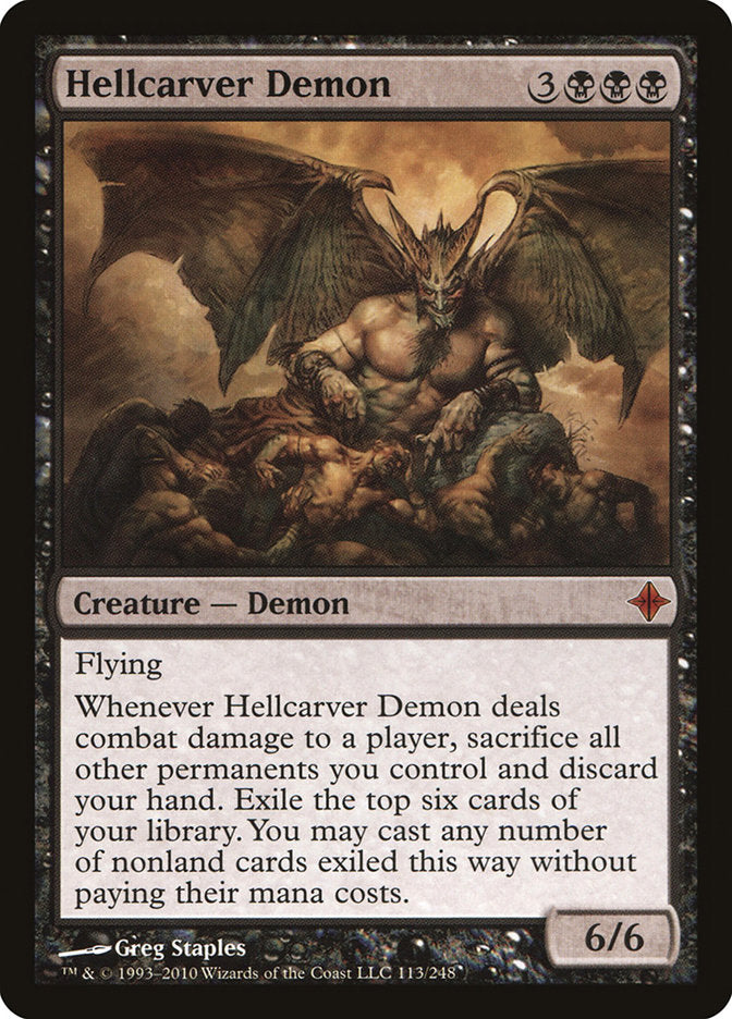 Hellcarver Demon [Rise of the Eldrazi] | Devastation Store