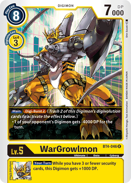 WarGrowlmon [BT4-046] [Great Legend] | Devastation Store