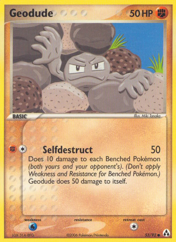 Geodude (53/92) [EX: Legend Maker] | Devastation Store