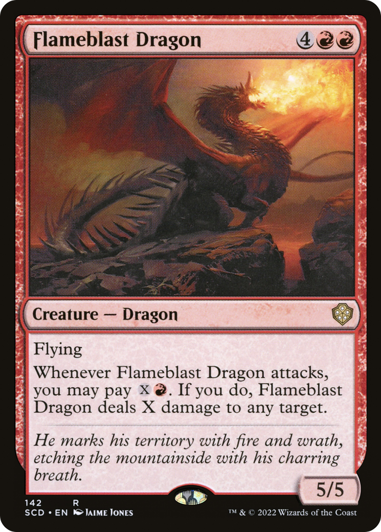 Flameblast Dragon [Starter Commander Decks] | Devastation Store