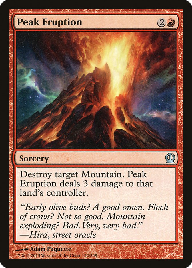 Peak Eruption [Theros] | Devastation Store