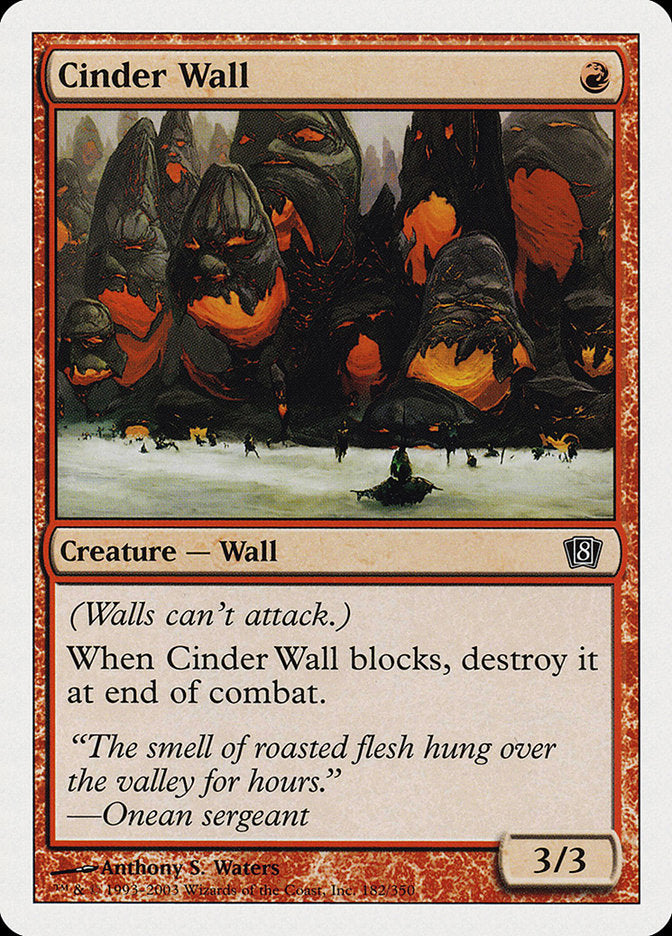 Cinder Wall [Eighth Edition] | Devastation Store