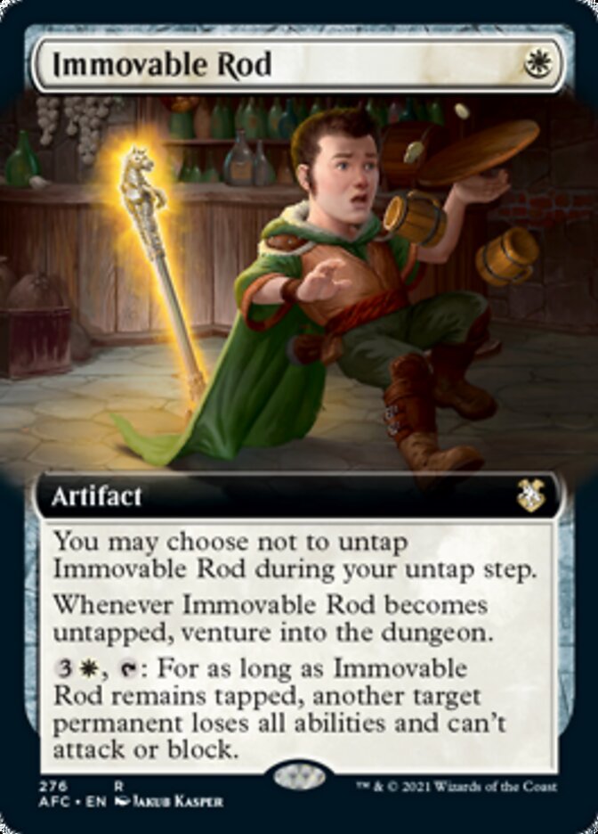 Immovable Rod (Extended) [Dungeons & Dragons: Adventures in the Forgotten Realms Commander] | Devastation Store