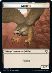 Zombie Knight // Griffin Double-sided Token [Dominaria United Commander Tokens] | Devastation Store