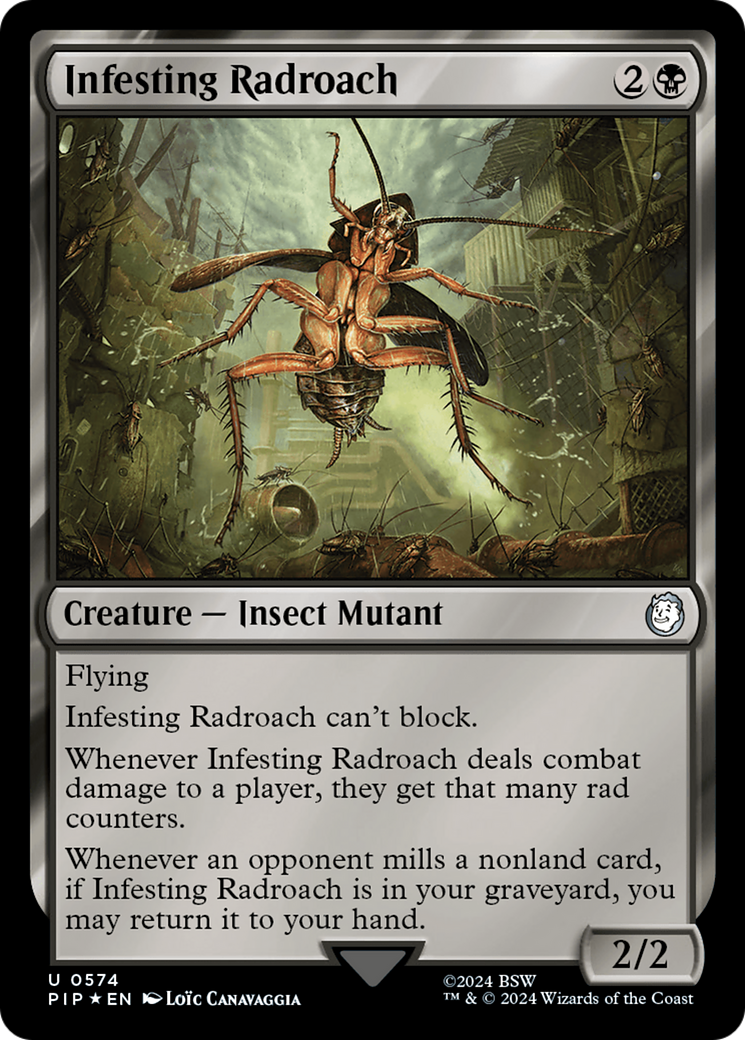 Infesting Radroach (Surge Foil) [Fallout] | Devastation Store