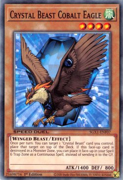 Crystal Beast Cobalt Eagle [SGX1-ENF07] Common | Devastation Store