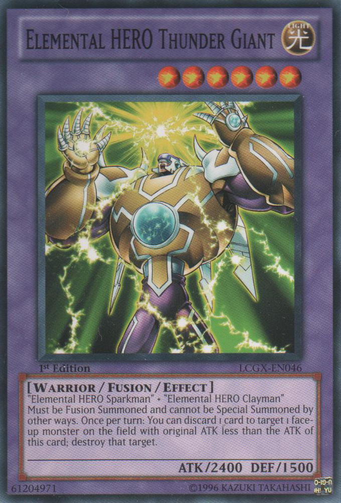 Elemental HERO Thunder Giant [LCGX-EN046] Common | Devastation Store