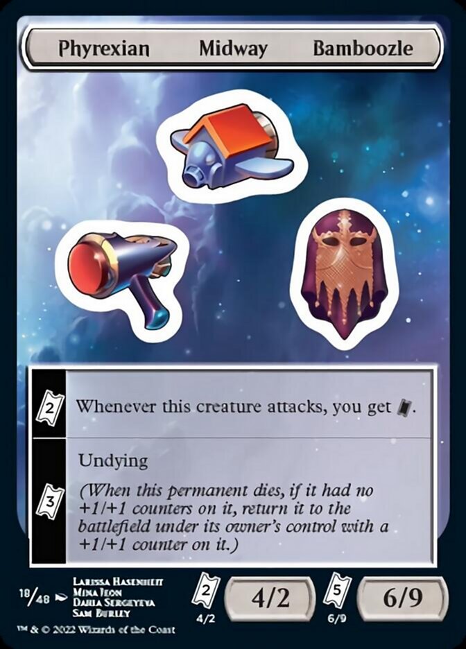 Phyrexian Midway Bamboozle [Unfinity Stickers] | Devastation Store