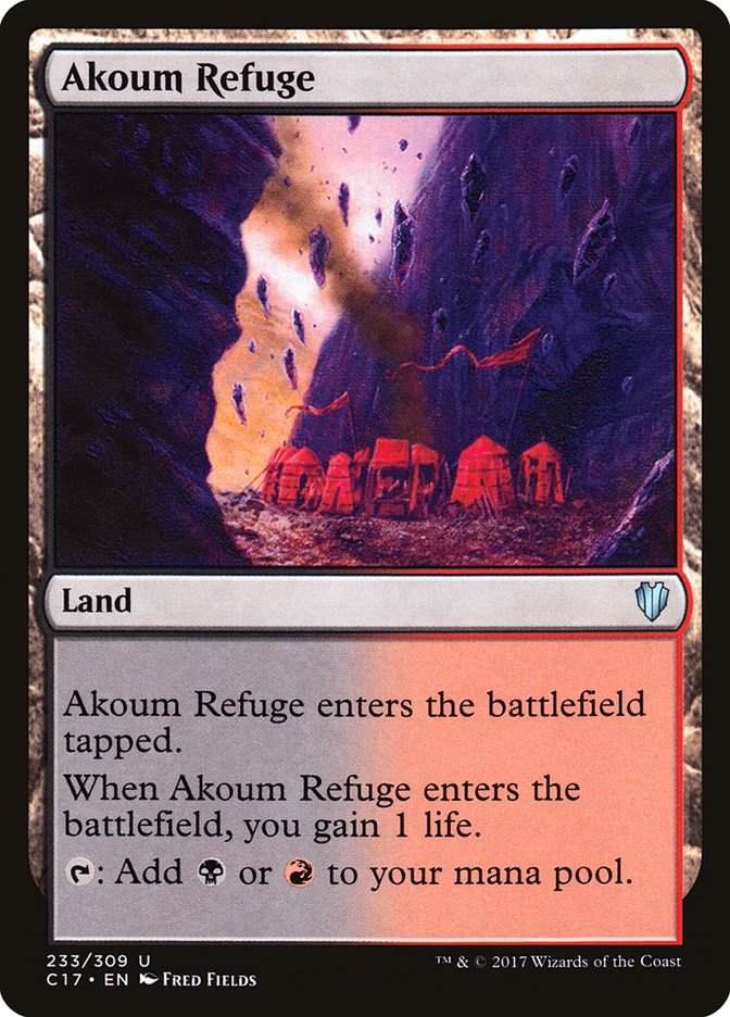 Akoum Refuge [Commander 2017] - Devastation Store | Devastation Store