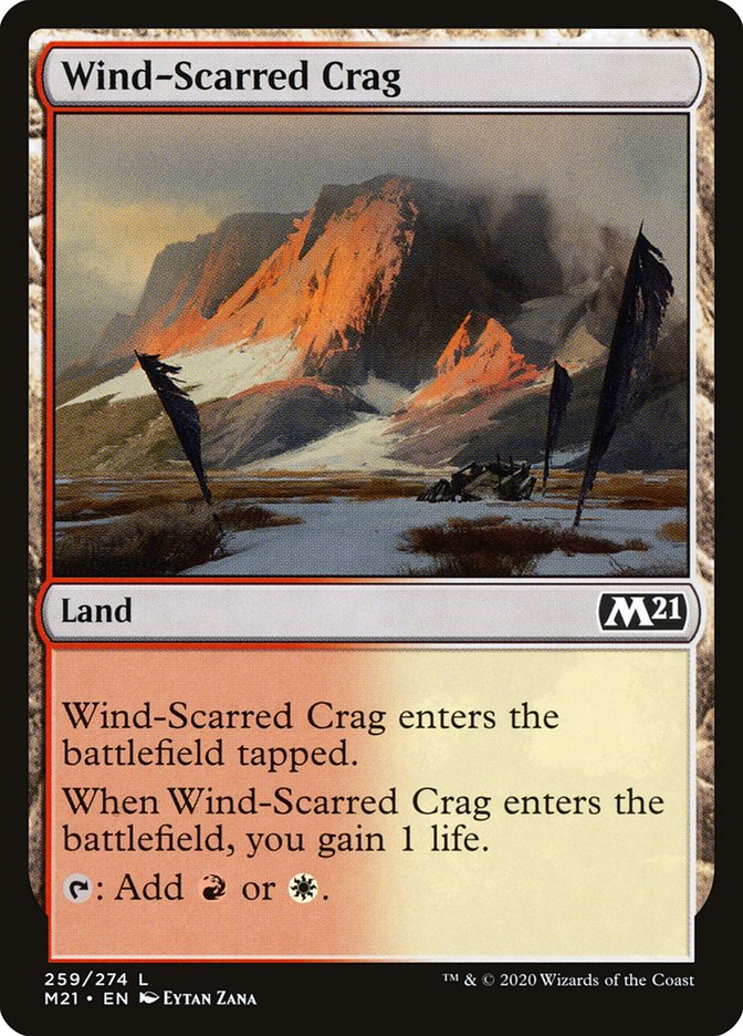 Wind-Scarred Crag [Core Set 2021] | Devastation Store