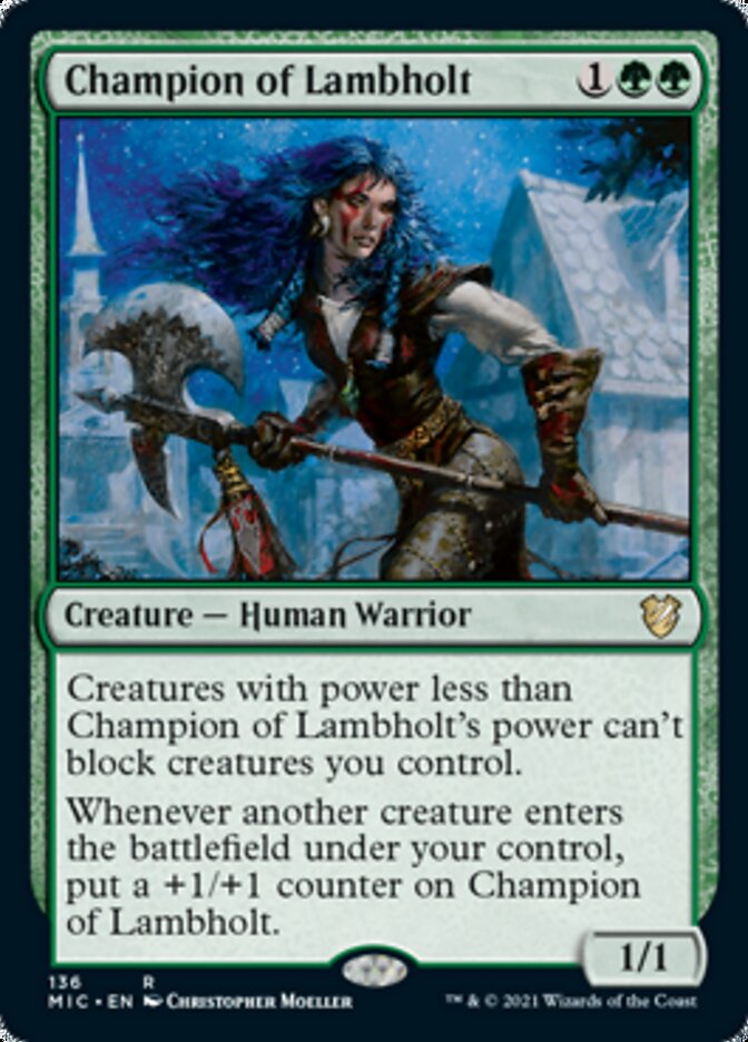 Champion of Lambholt [Innistrad: Midnight Hunt Commander] | Devastation Store