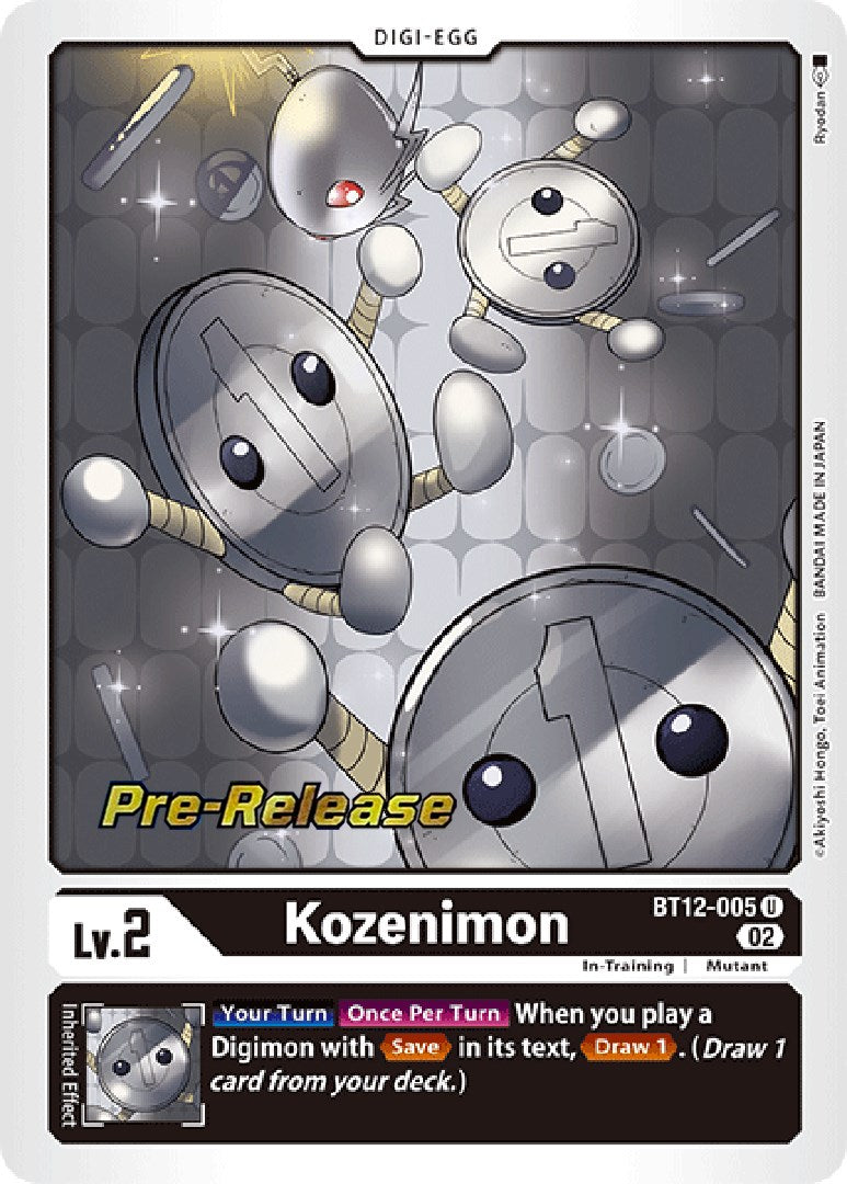 Kozenimon [BT12-005] [Across Time Pre-Release Cards] | Devastation Store