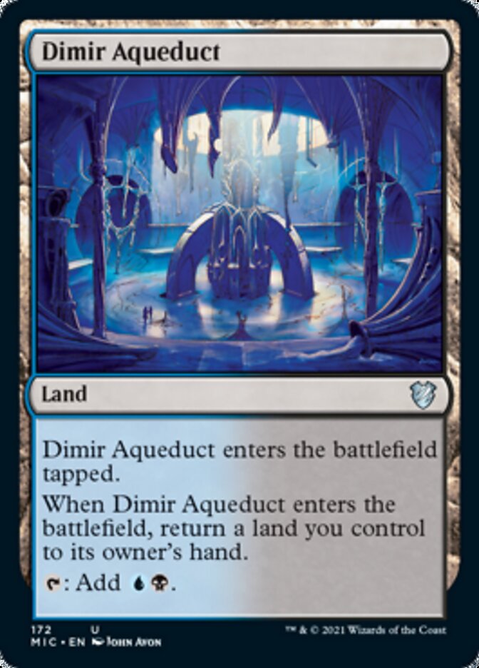 Dimir Aqueduct [Innistrad: Midnight Hunt Commander] | Devastation Store