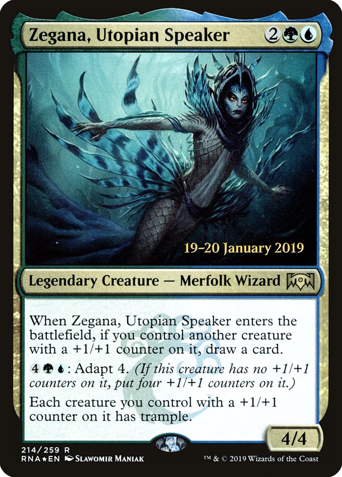 Zegana, Utopian Speaker [Ravnica Allegiance Prerelease Promos] | Devastation Store