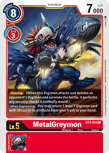 MetalGreymon [BT3-015] [Release Special Booster Ver.1.5] | Devastation Store