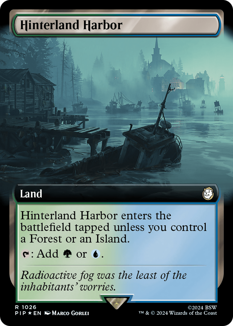 Hinterland Harbor (Extended Art) (Surge Foil) [Fallout] | Devastation Store