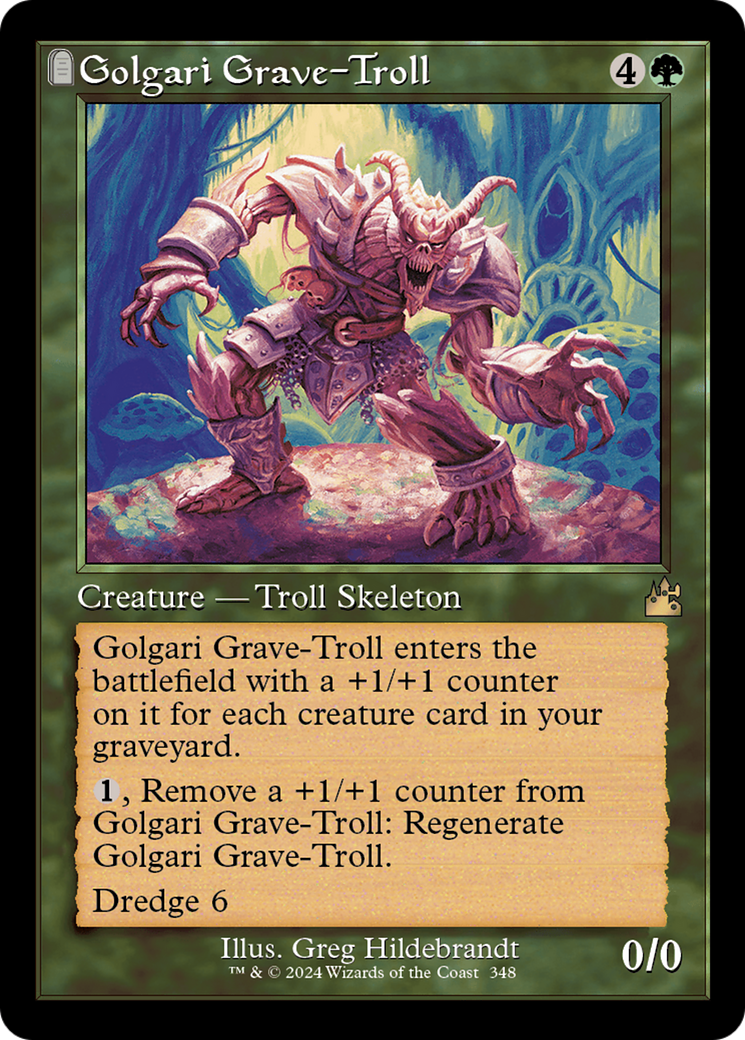 Golgari Grave-Troll (Retro Frame) [Ravnica Remastered] | Devastation Store
