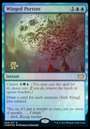 Winged Portent [Innistrad: Crimson Vow Prerelease Promos] | Devastation Store