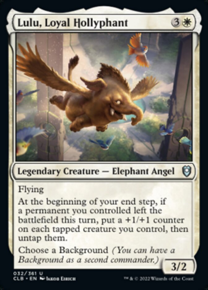 Lulu, Loyal Hollyphant [Commander Legends: Battle for Baldur's Gate] | Devastation Store