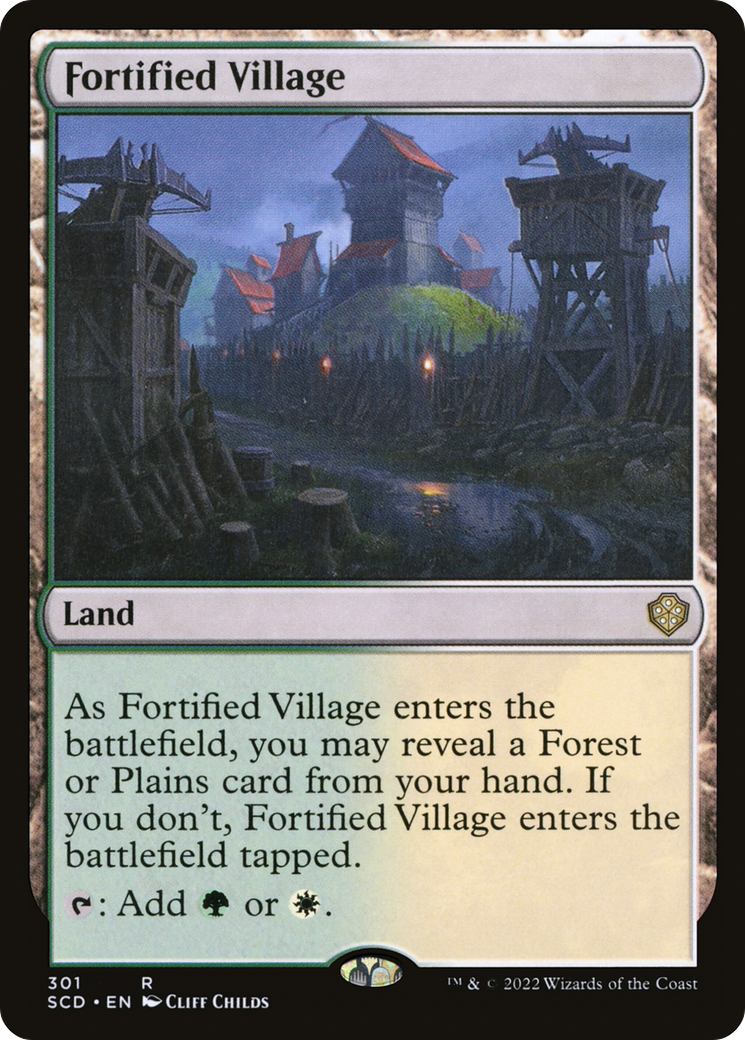 Fortified Village [Starter Commander Decks] | Devastation Store