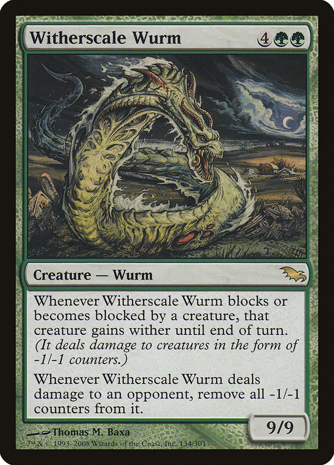 Witherscale Wurm [Shadowmoor] - Devastation Store | Devastation Store