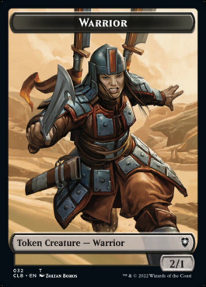 Warrior // Inkling Double-sided Token [Commander Legends: Battle for Baldur's Gate Tokens] | Devastation Store