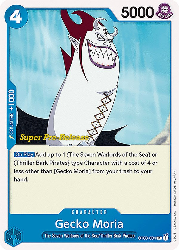 Gecko Moria [Super Pre-Release Starter Deck: The Seven Warlords of the Sea] | Devastation Store