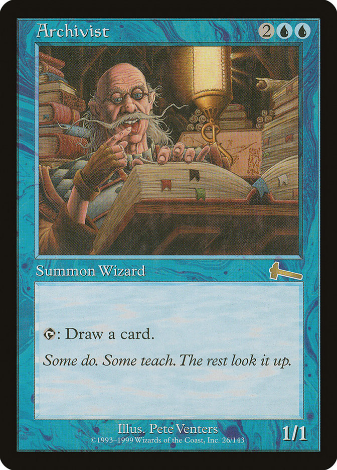 Archivist [Urza's Legacy] | Devastation Store