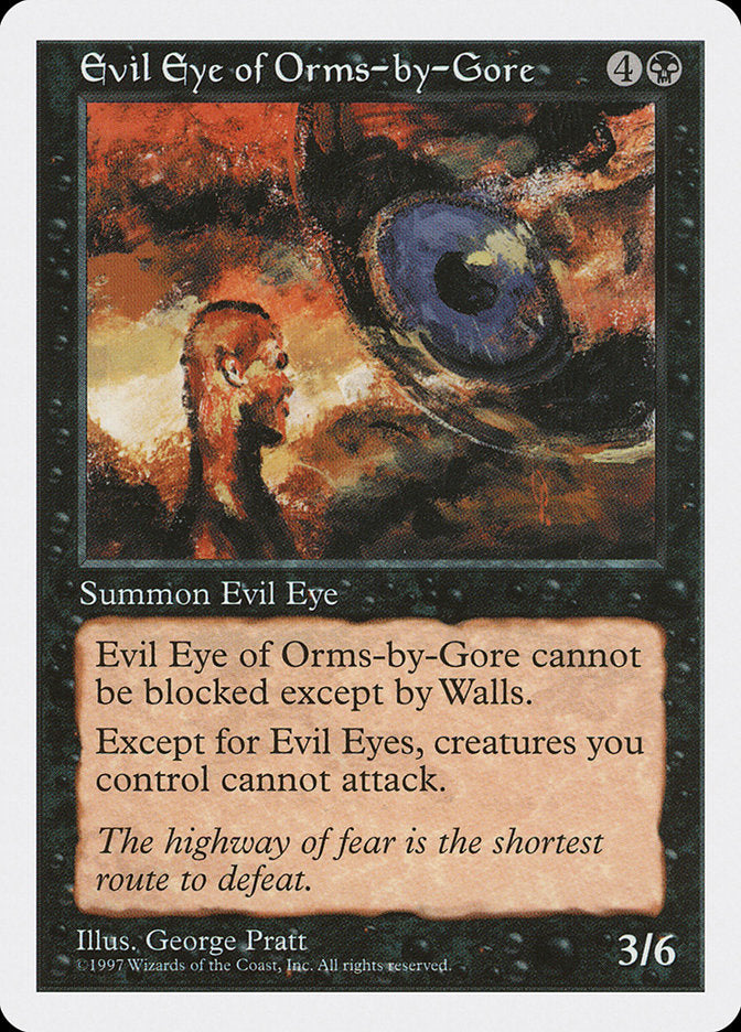 Evil Eye of Orms-by-Gore [Fifth Edition] - Devastation Store | Devastation Store