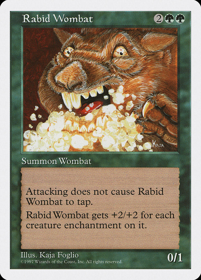 Rabid Wombat [Fifth Edition] | Devastation Store