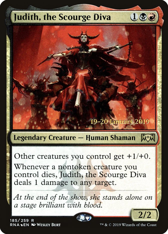 Judith, the Scourge Diva [Ravnica Allegiance Prerelease Promos] | Devastation Store