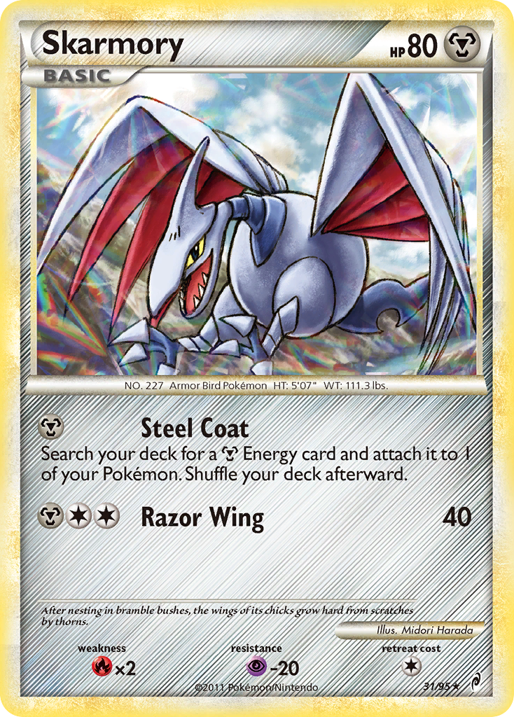 Skarmory (31/95) [HeartGold & SoulSilver: Call of Legends] | Devastation Store