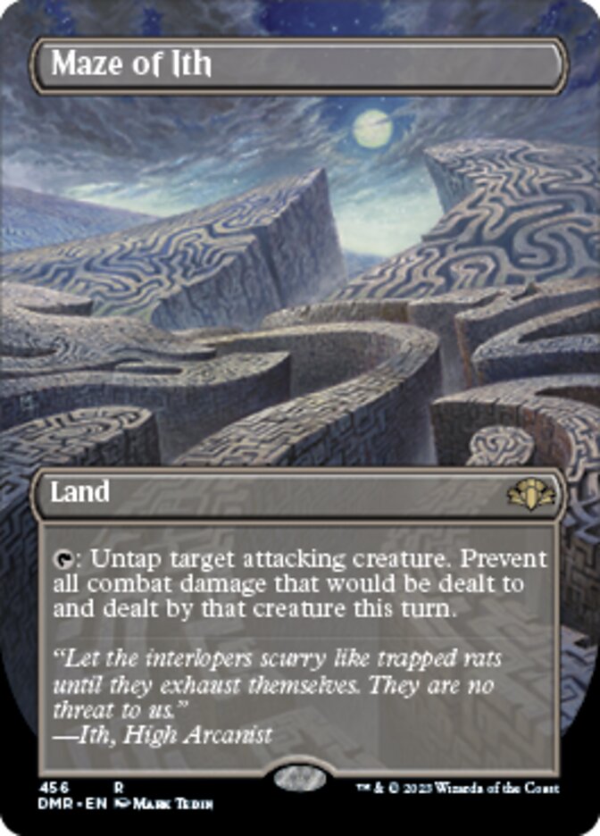 Maze of Ith (Borderless Alternate Art) [Dominaria Remastered] | Devastation Store