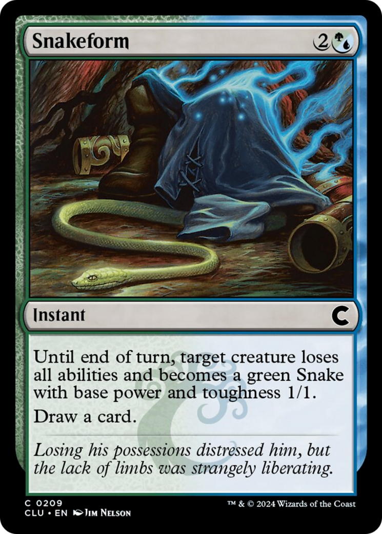 Snakeform [Ravnica: Clue Edition] | Devastation Store