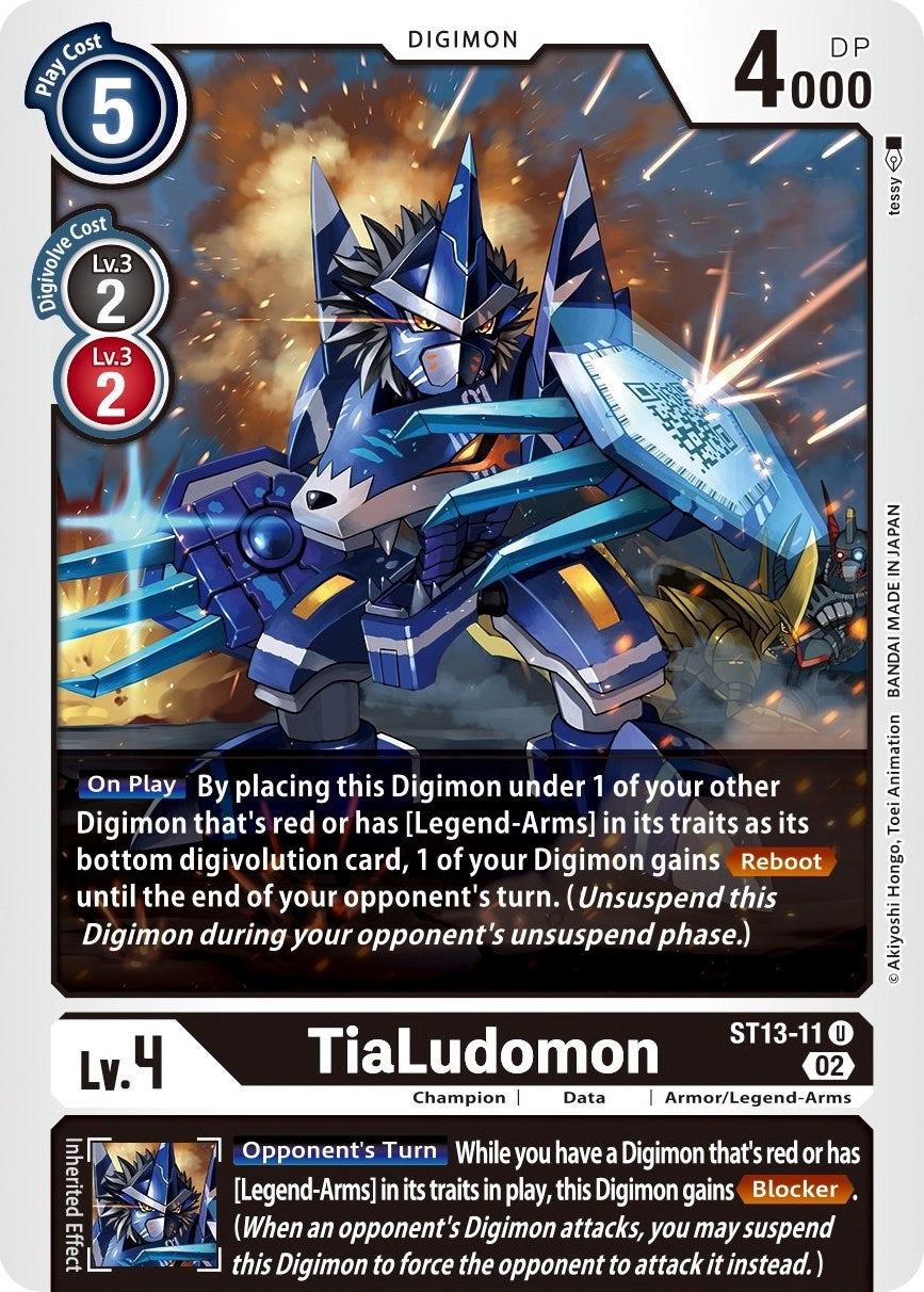 TiaLudomon [ST13-11] [Starter Deck: Ragnaloardmon] | Devastation Store