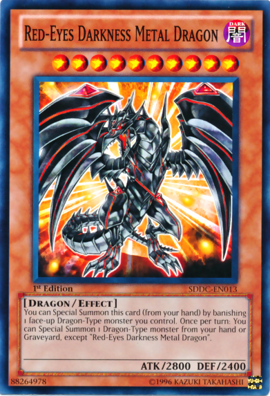 Red-Eyes Darkness Metal Dragon [SDDC-EN013] Common | Devastation Store