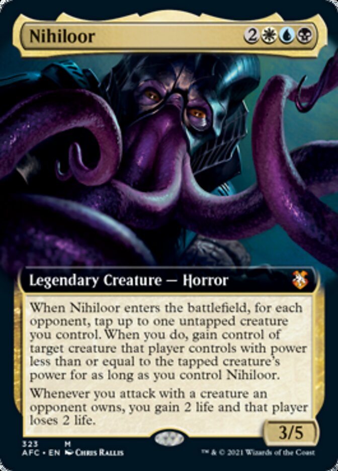 Nihiloor (Extended) [Dungeons & Dragons: Adventures in the Forgotten Realms Commander] | Devastation Store