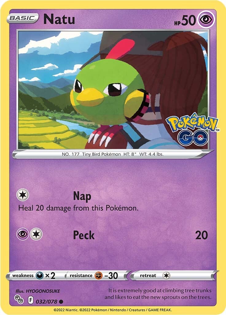 Natu (032/078) [Pokémon GO] | Devastation Store