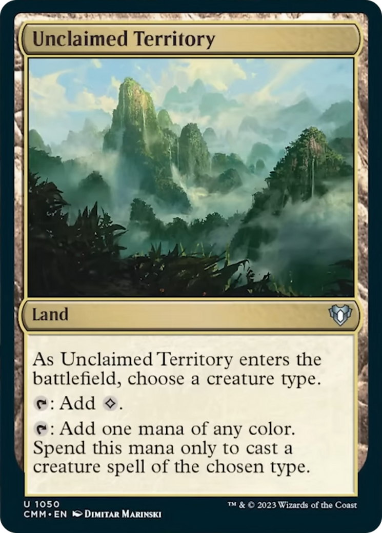 Unclaimed Territory [Commander Masters] | Devastation Store