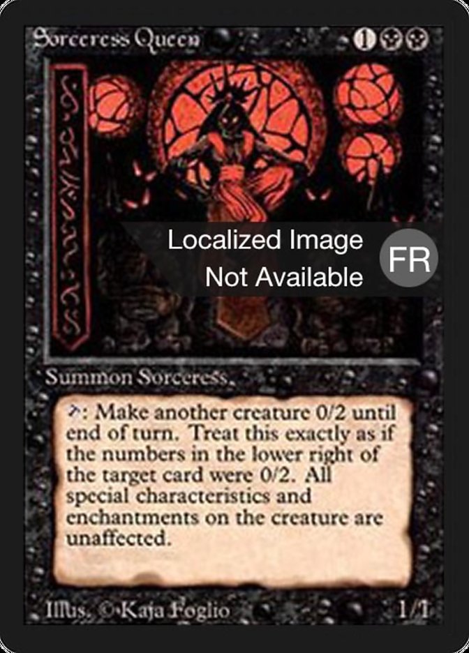 Sorceress Queen [Foreign Black Border] | Devastation Store