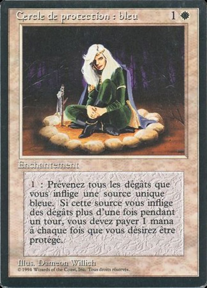 Circle of Protection: Blue [Foreign Black Border] | Devastation Store