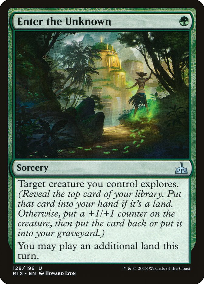 Enter the Unknown [Rivals of Ixalan] | Devastation Store