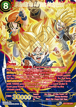 SS Son Goku, Pan, & SS Trunks, Galactic Explorers (SPR) (BT17-009) [Ultimate Squad] | Devastation Store