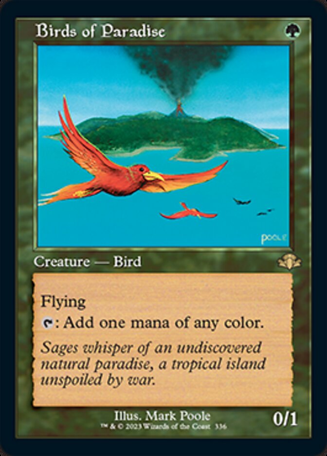 Birds of Paradise (Retro) [Dominaria Remastered] | Devastation Store