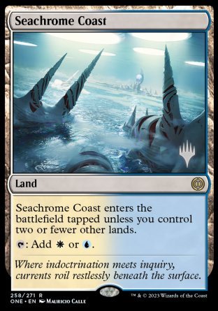 Seachrome Coast (Promo Pack) [Phyrexia: All Will Be One Promos] | Devastation Store