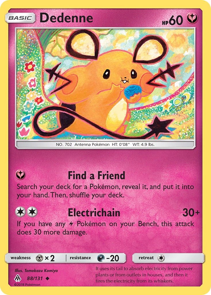 Dedenne (88/131) [Sun & Moon: Forbidden Light] | Devastation Store