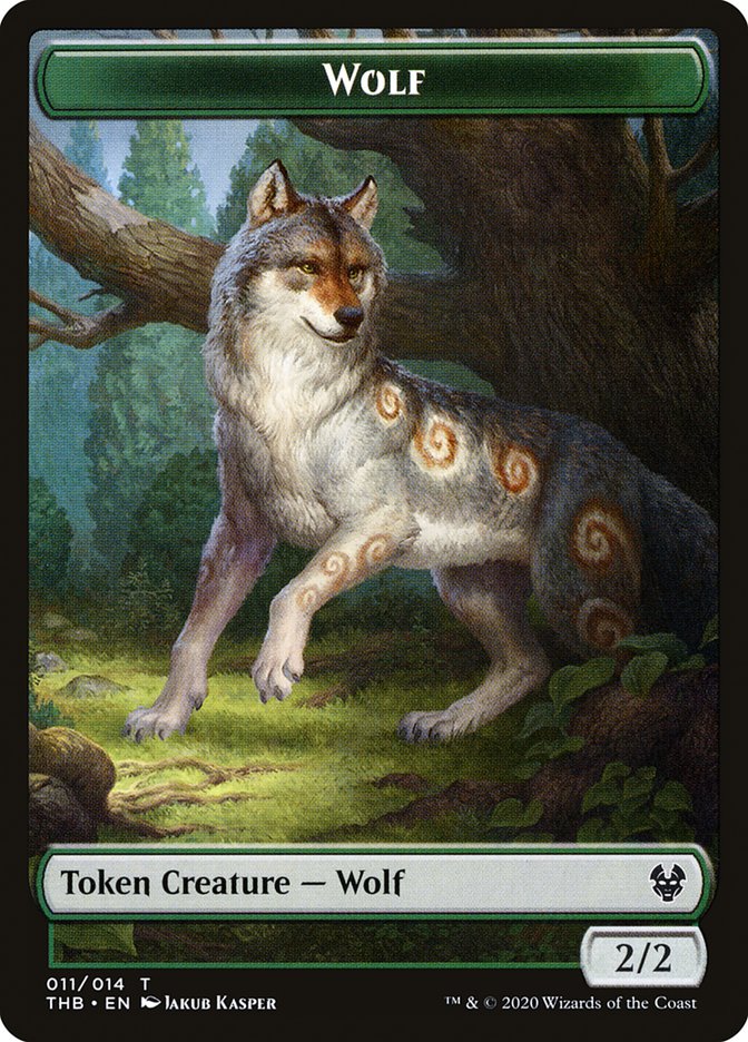 Wolf [Theros Beyond Death Tokens] | Devastation Store