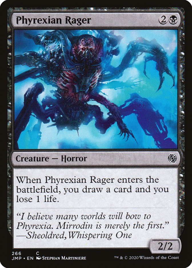 Phyrexian Rager [Jumpstart] | Devastation Store