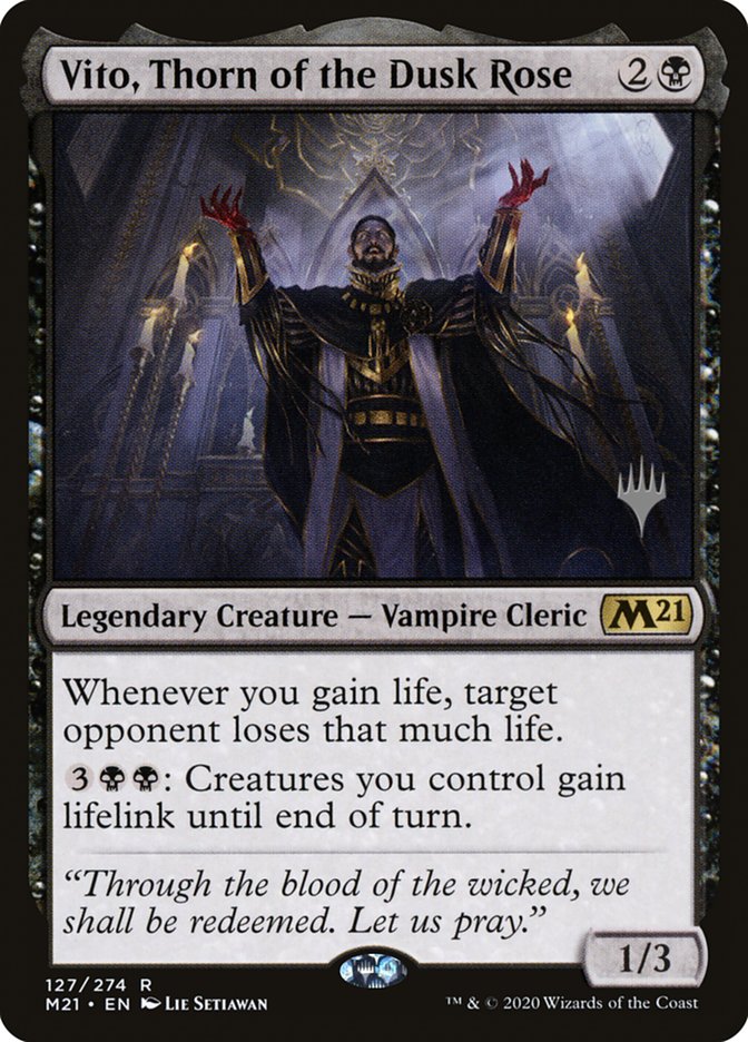 Vito, Thorn of the Dusk Rose (Promo Pack) [Core Set 2021 Promos] | Devastation Store