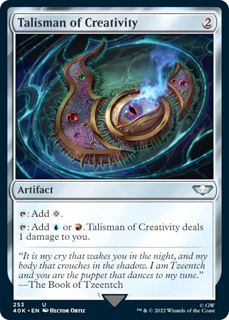 Talisman of Creativity (Surge Foil) [Universes Beyond: Warhammer 40,000] | Devastation Store